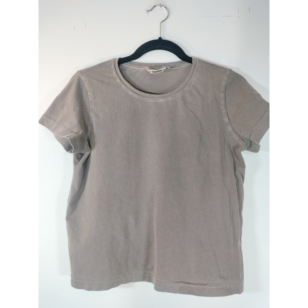 Vintage‎ Pajamas: Hot Cotton by Marc Ware Taupe Short Sleeve T-Shirt & Pants